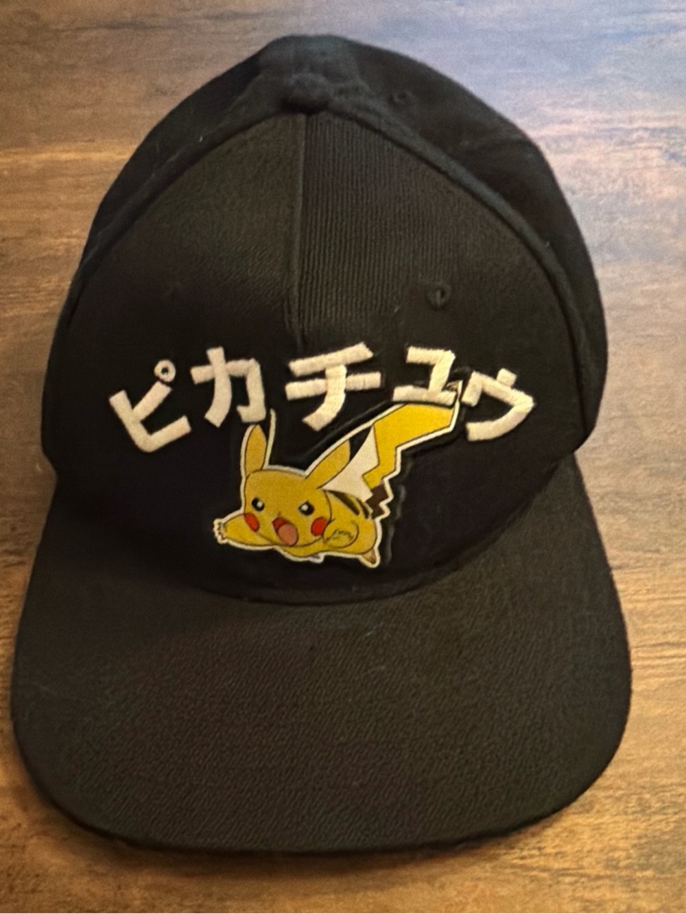 Men’s Black Pikachu Baseball Cap - Yellow Character Patch